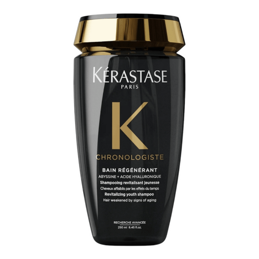 Kérastase Chronologiste Bain Régénérant Shampoo 250ml luxury revitalising shampoo for all hair types that gently cleanses the scalp while leaving hair soft, smooth and shiny.