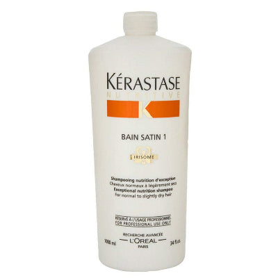 Kérastase Nutritive Bain Satin Shampoo 1000ml professional hydrating shampoo for fine to medium dry hair