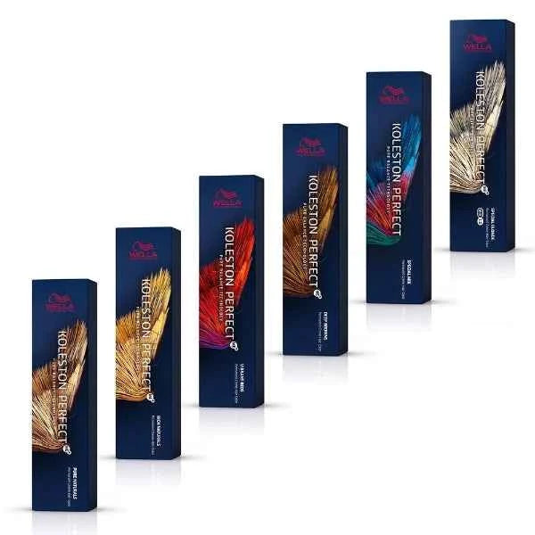 Wella Koleston Perfect Me+ permanent hair dye 60ml all shades
Professional Wella hair dye for grey coverage and vibrant colour
Wella Koleston Perfect Me+ salon quality hair dye cream
Permanent hair dye by Wella