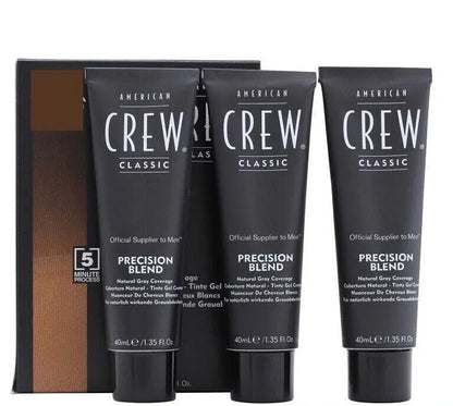 American Crew Precision Blend hair color for men natural gray blending and professional results